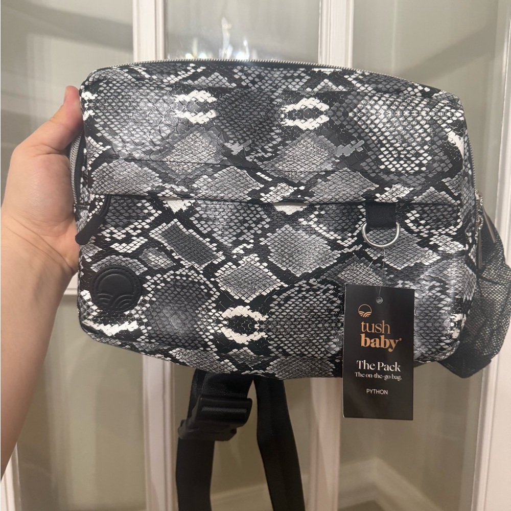 Tushbaby The Pack Crossbody in Python - Picture 10 of 14